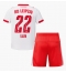 RB Leipzig David Raum #22 Thuis tenue voor kinderen 2025-26 Korte Mouwen (+ broek)