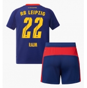 RB Leipzig David Raum #22 Uit tenue voor kinderen 2025-26 Korte Mouwen (+ broek)