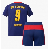 RB Leipzig Johan Bakayoko #9 Uit tenue voor kinderen 2025-26 Korte Mouwen (+ broek)