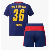 RB Leipzig Timo Werner #36 Uit tenue voor kinderen 2025-26 Korte Mouwen (+ broek)