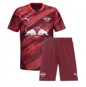 RB Leipzig Uit tenue voor kinderen 2024-25 Korte Mouwen (+ broek)