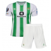 Real Betis Thuis tenue voor kinderen 2023-24 Korte Mouwen (+ broek)