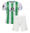 Real Betis Thuis tenue voor kinderen 2023-24 Korte Mouwen (+ broek)