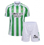 Real Betis Thuis tenue voor kinderen 2024-25 Korte Mouwen (+ broek)