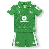 Real Betis Uit tenue voor kinderen 2023-24 Korte Mouwen (+ broek)