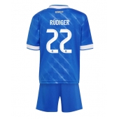 Real Madrid Antonio Rudiger #22 Derde tenue voor kinderen 2025-26 Korte Mouwen (+ broek)