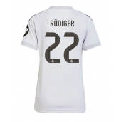 Real Madrid Antonio Rudiger #22 Thuis tenue voor Dames 2025-26 Korte Mouwen