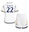 Real Madrid Antonio Rudiger #22 Thuis tenue voor kinderen 2023-24 Korte Mouwen (+ broek)