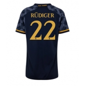 Real Madrid Antonio Rudiger #22 Uit tenue voor Dames 2023-24 Korte Mouwen