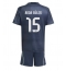 Real Madrid Arda Guler #15 Uit tenue voor kinderen 2025-26 Korte Mouwen (+ broek)