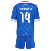 Real Madrid Aurelien Tchouameni #14 Derde tenue voor kinderen 2025-26 Korte Mouwen (+ broek)