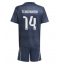 Real Madrid Aurelien Tchouameni #14 Uit tenue voor kinderen 2025-26 Korte Mouwen (+ broek)