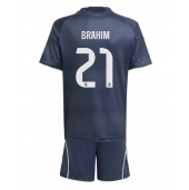 Real Madrid Brahim Diaz #21 Uit tenue voor kinderen 2025-26 Korte Mouwen (+ broek)