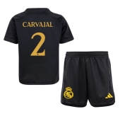 Real Madrid Daniel Carvajal #2 Derde tenue voor kinderen 2023-24 Korte Mouwen (+ broek)