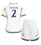 Real Madrid Daniel Carvajal #2 Thuis tenue voor kinderen 2023-24 Korte Mouwen (+ broek)