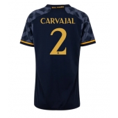 Real Madrid Daniel Carvajal #2 Uit tenue voor Dames 2023-24 Korte Mouwen