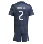 Real Madrid Daniel Carvajal #2 Uit tenue voor kinderen 2025-26 Korte Mouwen (+ broek)