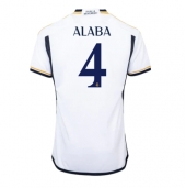 Real Madrid David Alaba #4 Thuis tenue 2023-24 Korte Mouwen
