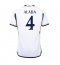Real Madrid David Alaba #4 Thuis tenue 2023-24 Korte Mouwen