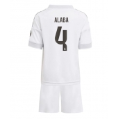 Real Madrid David Alaba #4 Thuis tenue voor kinderen 2025-26 Korte Mouwen (+ broek)