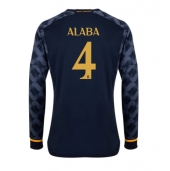 Real Madrid David Alaba #4 Uit tenue 2023-24 Lange Mouwen