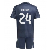 Real Madrid Dean Huijsen #24 Uit tenue voor kinderen 2025-26 Korte Mouwen (+ broek)
