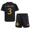 Real Madrid Eder Militao #3 Derde tenue voor kinderen 2023-24 Korte Mouwen (+ broek)