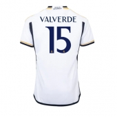 Real Madrid Federico Valverde #15 Thuis tenue 2023-24 Korte Mouwen