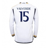 Real Madrid Federico Valverde #15 Thuis tenue 2023-24 Lange Mouwen