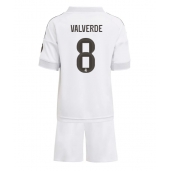 Real Madrid Federico Valverde #8 Thuis tenue voor kinderen 2025-26 Korte Mouwen (+ broek)