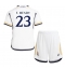 Real Madrid Ferland Mendy #23 Thuis tenue voor kinderen 2023-24 Korte Mouwen (+ broek)