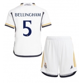 Real Madrid Jude Bellingham #5 Thuis tenue voor kinderen 2023-24 Korte Mouwen (+ broek)