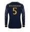 Real Madrid Jude Bellingham #5 Uit tenue 2023-24 Lange Mouwen