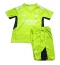 Real Madrid Keeper Thuis tenue voor kinderen 2023-24 Korte Mouwen (+ broek)