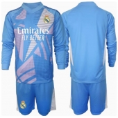 Real Madrid Keeper Thuis tenue voor kinderen 2024-25 Lange Mouwen (+ broek)