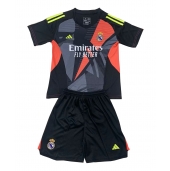 Real Madrid Keeper Uit tenue voor kinderen 2024-25 Korte Mouwen (+ broek)
