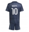Real Madrid Kylian Mbappe #10 Uit tenue voor kinderen 2025-26 Korte Mouwen (+ broek)