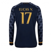 Real Madrid Lucas Vazquez #17 Uit tenue 2023-24 Lange Mouwen
