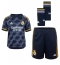 Real Madrid Lucas Vazquez #17 Uit tenue voor kinderen 2023-24 Korte Mouwen (+ broek)