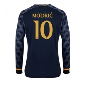 Real Madrid Luka Modric #10 Uit tenue 2023-24 Lange Mouwen