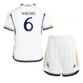 Real Madrid Nacho #6 Thuis tenue voor kinderen 2023-24 Korte Mouwen (+ broek)
