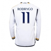 Real Madrid Rodrygo Goes #11 Thuis tenue 2023-24 Lange Mouwen