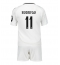 Real Madrid Rodrygo Goes #11 Thuis tenue voor kinderen 2024-25 Korte Mouwen (+ broek)