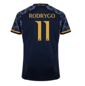 Real Madrid Rodrygo Goes #11 Uit tenue 2023-24 Korte Mouwen
