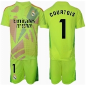 Real Madrid Thibaut Courtois #1 Keeper Derde tenue voor kinderen 2024-25 Korte Mouwen (+ broek)