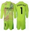 Real Madrid Thibaut Courtois #1 Keeper Derde tenue voor kinderen 2024-25 Lange Mouwen (+ broek)