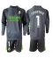Real Madrid Thibaut Courtois #1 Keeper Derde tenue voor kinderen 2025-26 Lange Mouwen (+ broek)