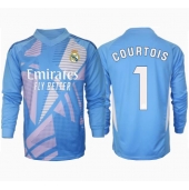Real Madrid Thibaut Courtois #1 Keeper Thuis tenue 2024-25 Lange Mouwen