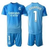Real Madrid Thibaut Courtois #1 Keeper Thuis tenue voor kinderen 2025-26 Korte Mouwen (+ broek)