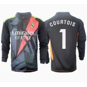 Real Madrid Thibaut Courtois #1 Keeper Uit tenue 2024-25 Lange Mouwen